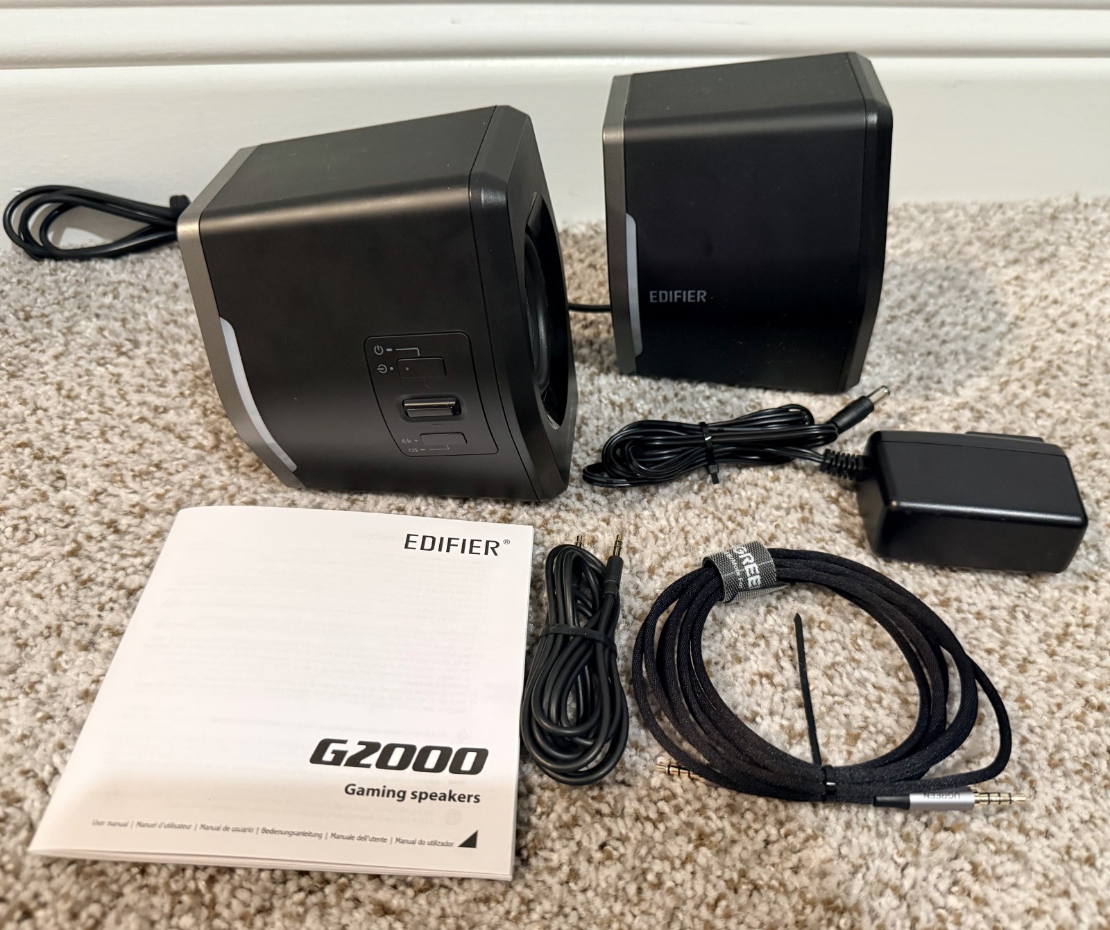 Edifier G2000 RGB Gaming Speakers Bluetooth USB AUX PC Desktop Laptop Speakers