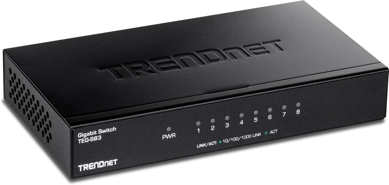 8-Port Gigabit Desktop Switch, TEG-S83, 8 X Gigabit RJ-45 Ports, Ethernet Split
