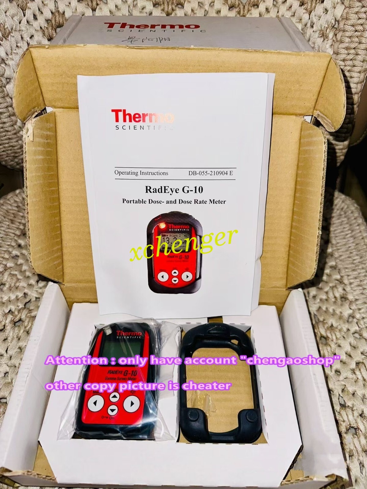 1PcS New Thermo RadEye G-10 Gamma Survey Meter  via FedEx or DHL