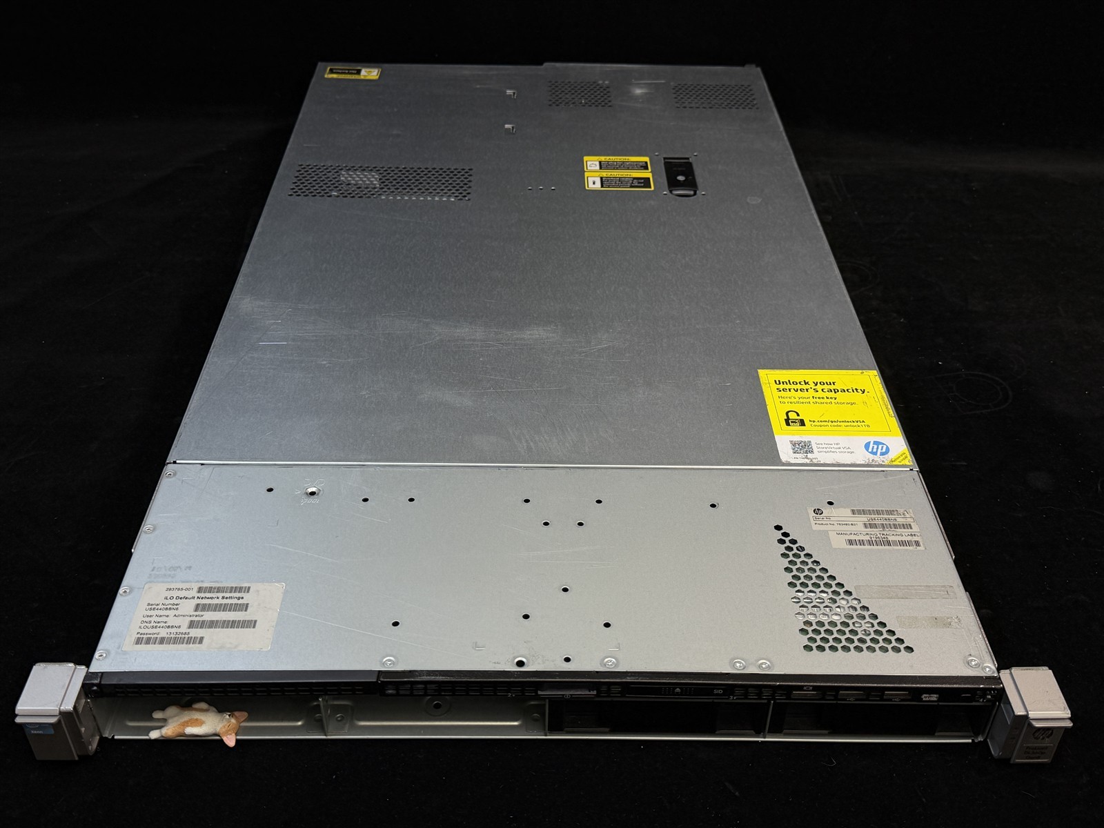 HP DL360p Gen8 4LFF 2x E5-2630Lv2 2.4GHz 32GB RAM P420i 4x Trays No HDD