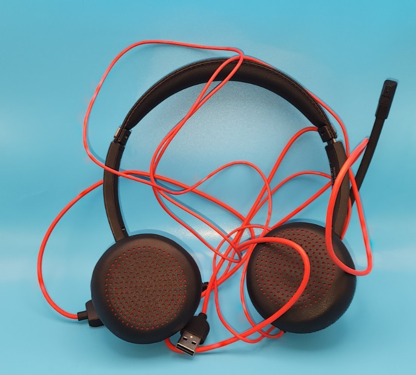 USB headset with microphone by Jiamqishi EH01