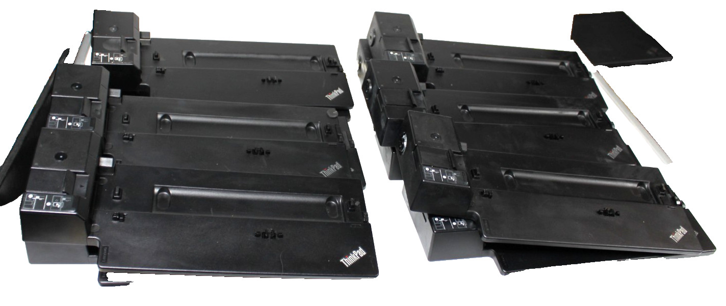 Lot of 12 Lenovo Type 40AH USB 3.0 ThinkPad Pro Docking Station 01HY745 Genuine