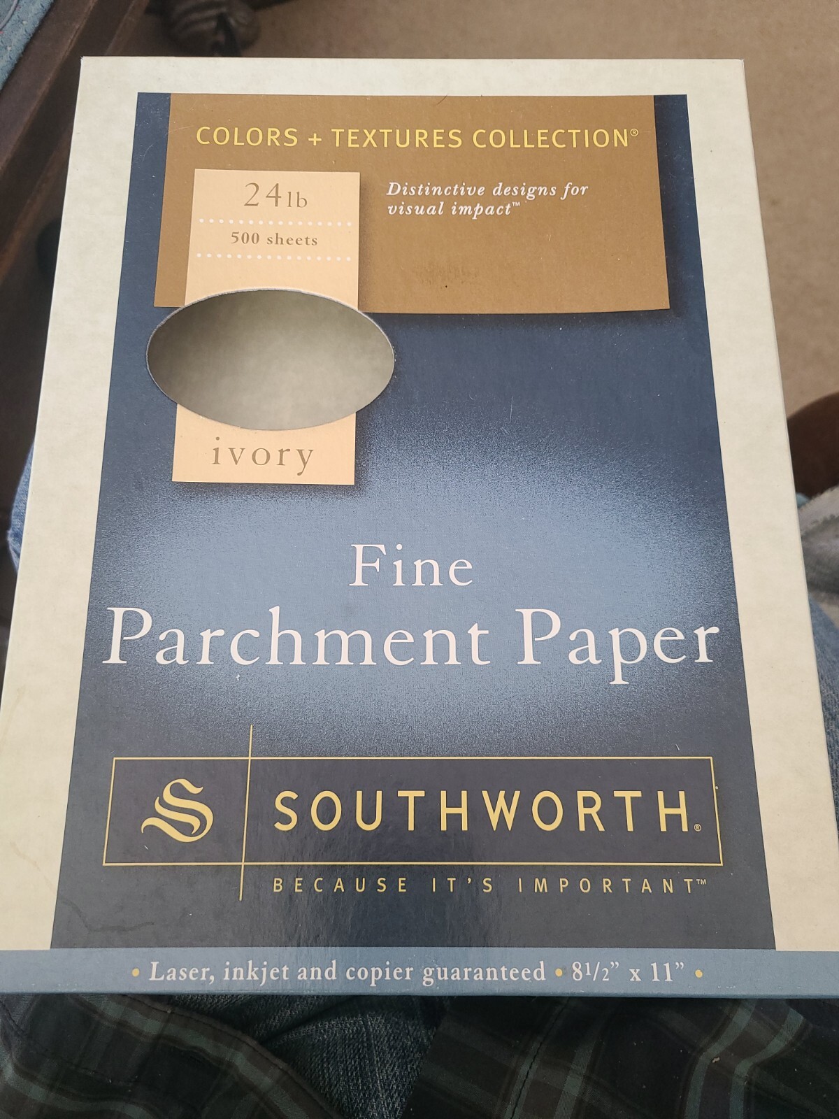 Southworth Ivory Parchment Paper Open Box #174 Sheets