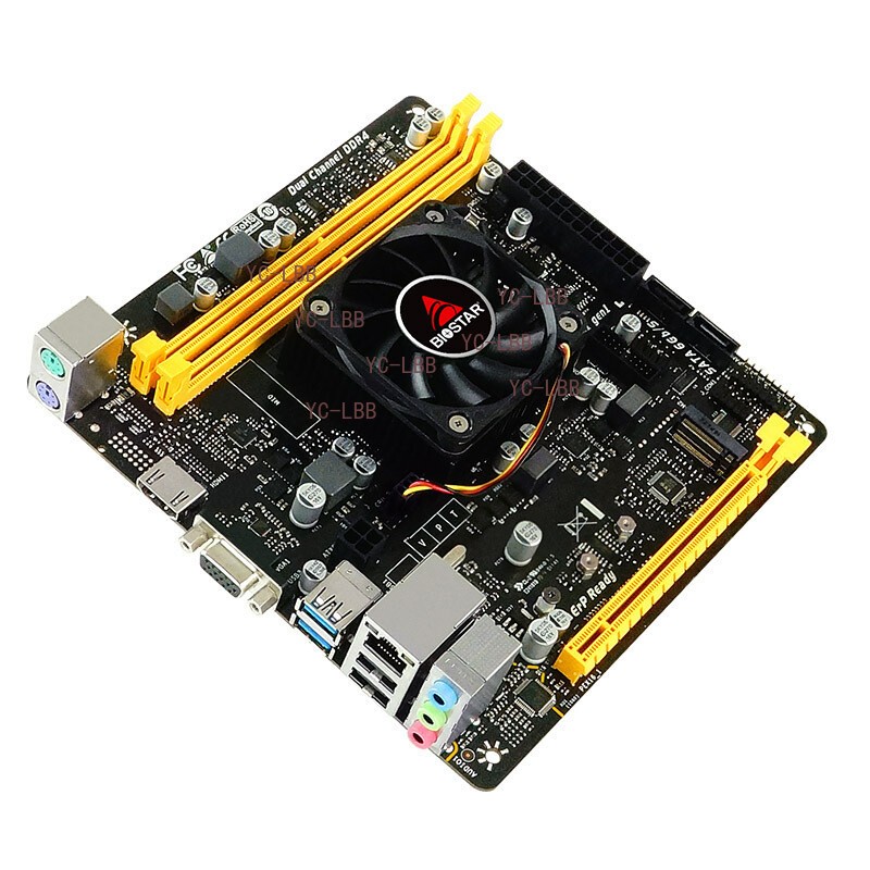 For BIOSTAR A10N-8800E Mini ITX Motherboard Integrated AMD 8800P Quad-Core DDR4
