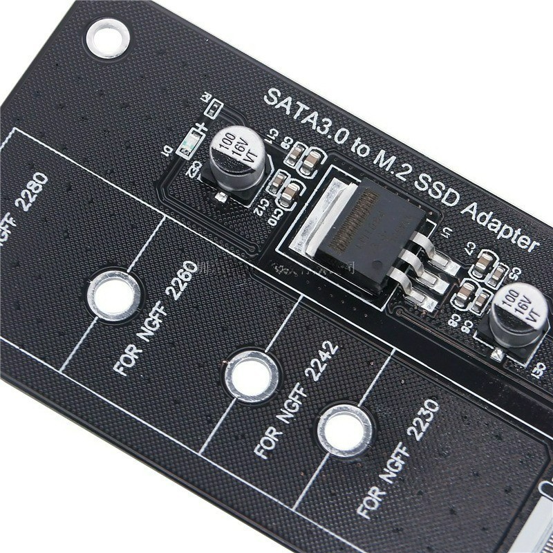 3 Pcs M.2 NGFF B-Key to SATA3 SSD Adapter for Computer Performance Boost