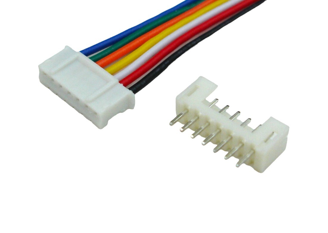 7 Pin JST-PH 2.0mm Connector Housing Wire Header 30cm Circuit Board PCB 3 sets