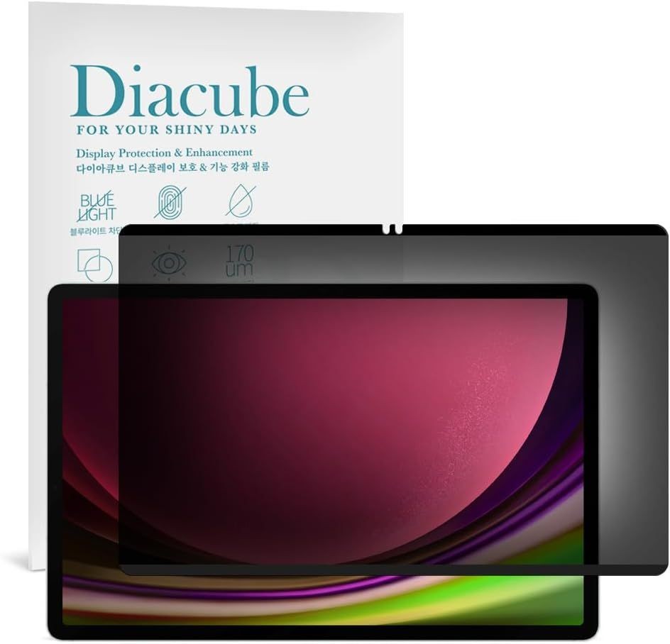 Magnetic 360° 4-Way Privacy Screen Protector for Samsung Galaxy Tab S9 11 inch