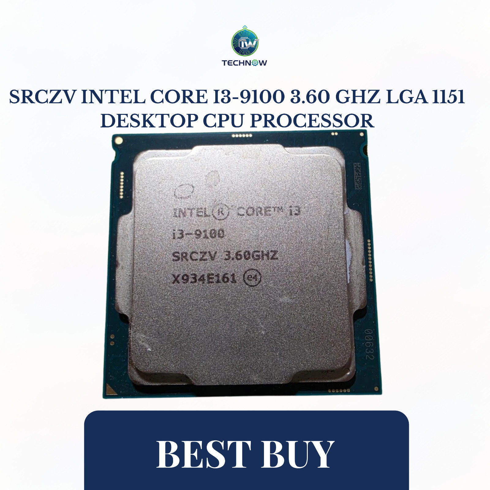 SRCZV Intel Core i3-9100 3.60 GHz LGA 1151 Desktop CPU Processor