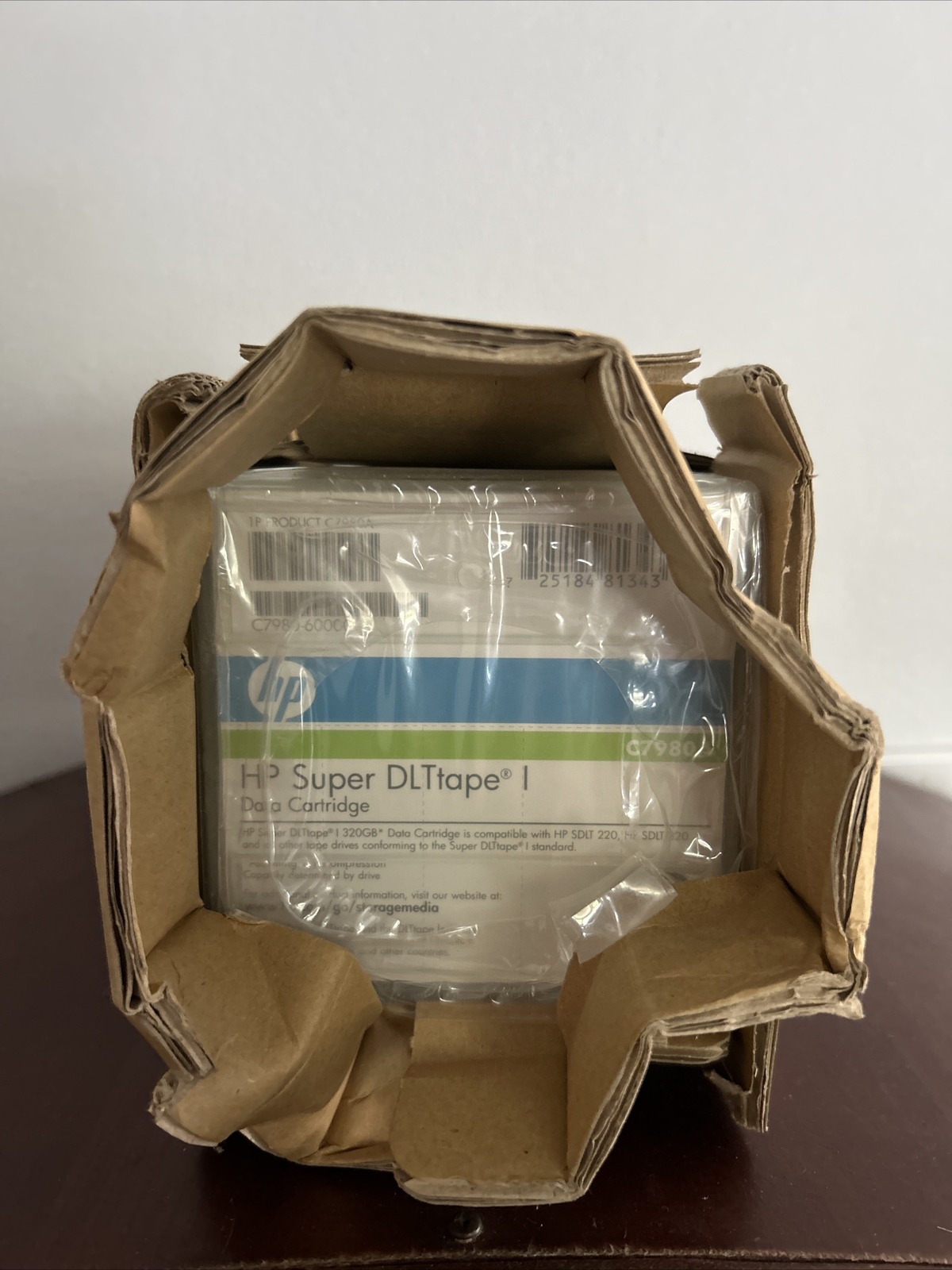 10 Pack Lot NEW SEALED Genuine HP 320GB Super DLT Tape Data Cartridge C7980A