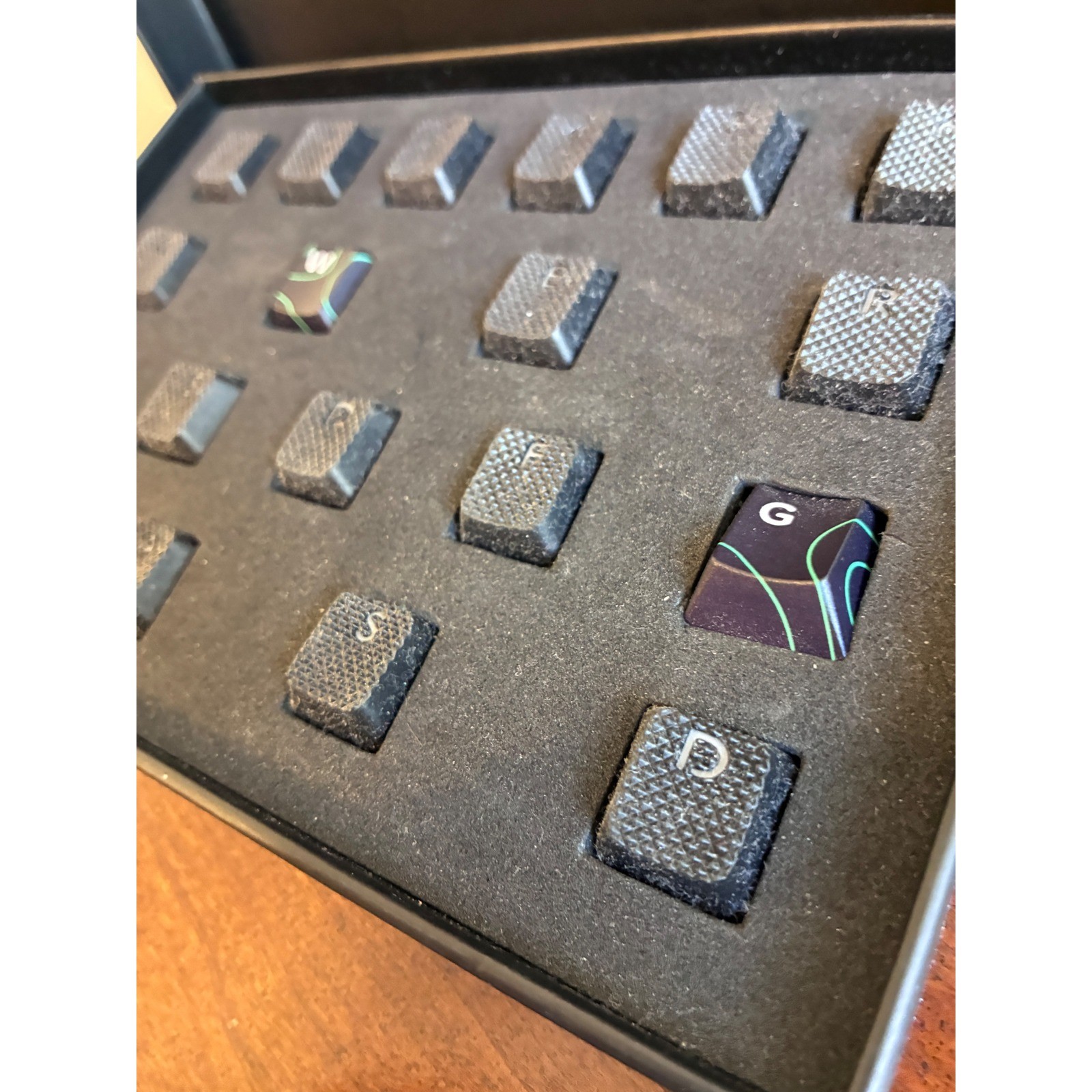 New in Box Matrix Keyboards Rubberized Gaming Keycap Upgrade Black Mechanical