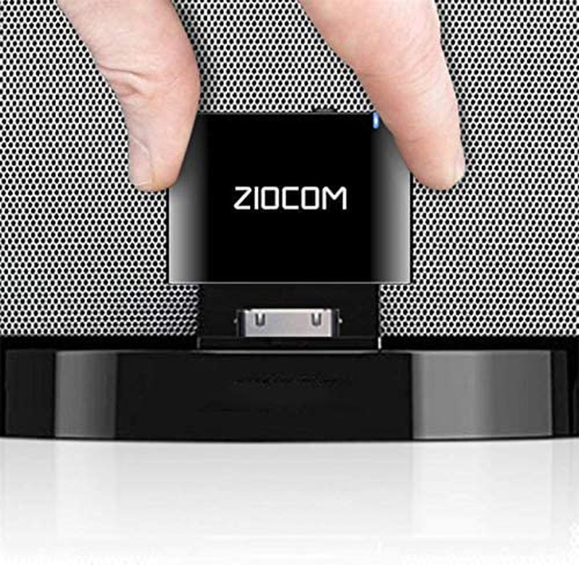 ZIOCOM 30 Pin Bluetooth Adapter Receiver for Bose Ipod Iphone Sounddock and Othe