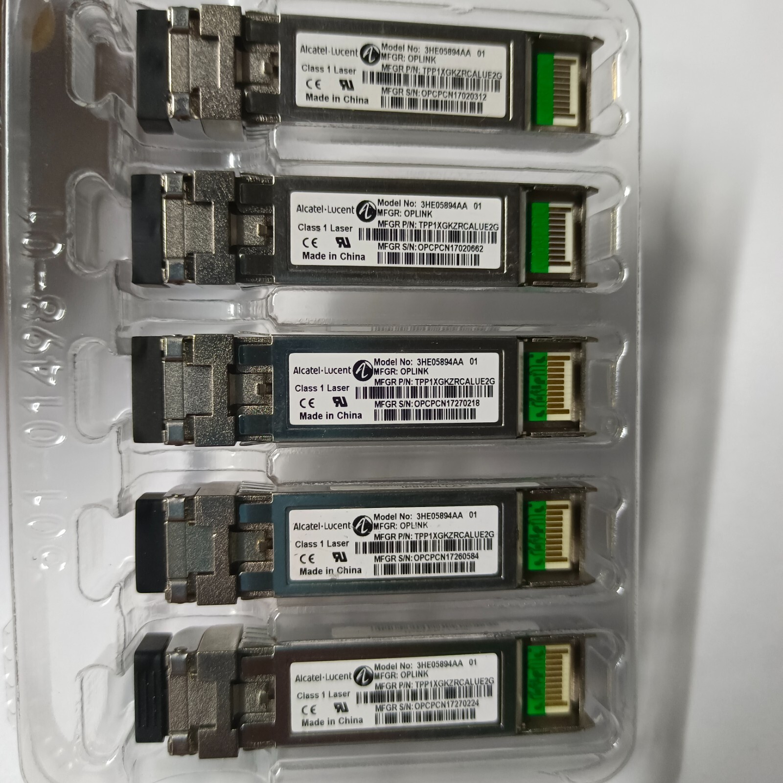 1PC Alcatel-Lucent 3he05894aa SFP+ 10G ZR-LC 80km 1550nm 0/70c Free delivery