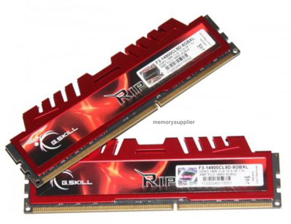 F3-14900CL9D-8GBXL G Skill RipJaws X Series 8GB Kit (2x4GB) PC3-14900 DDR3 Dimm