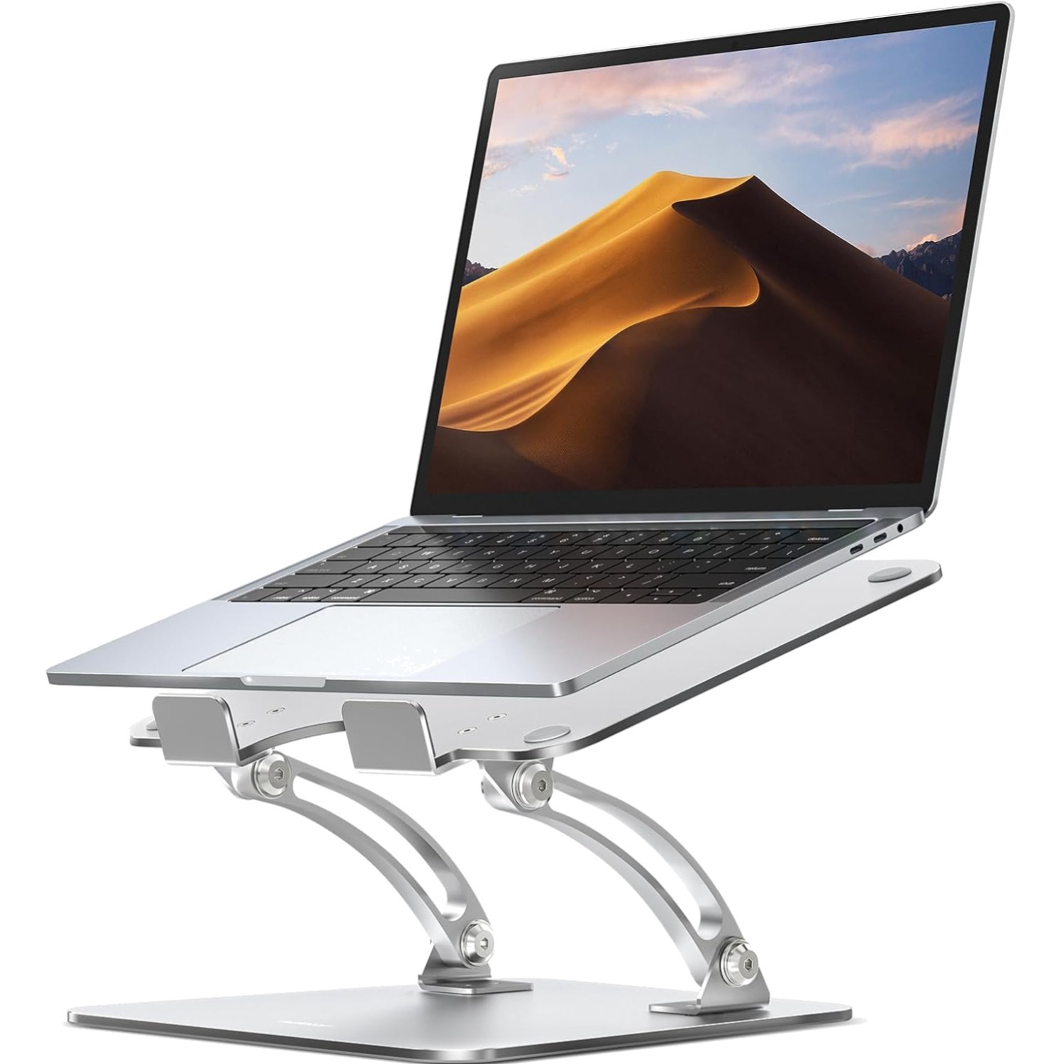 Universal Height-Adjustable Laptop Stand with Superior Cooling - Travel Friendly
