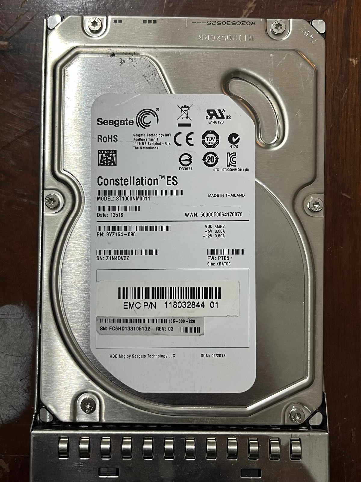 Seagate Constellation ES ST1000NM0011 1TB 3.5” SATA HDD 7.2K