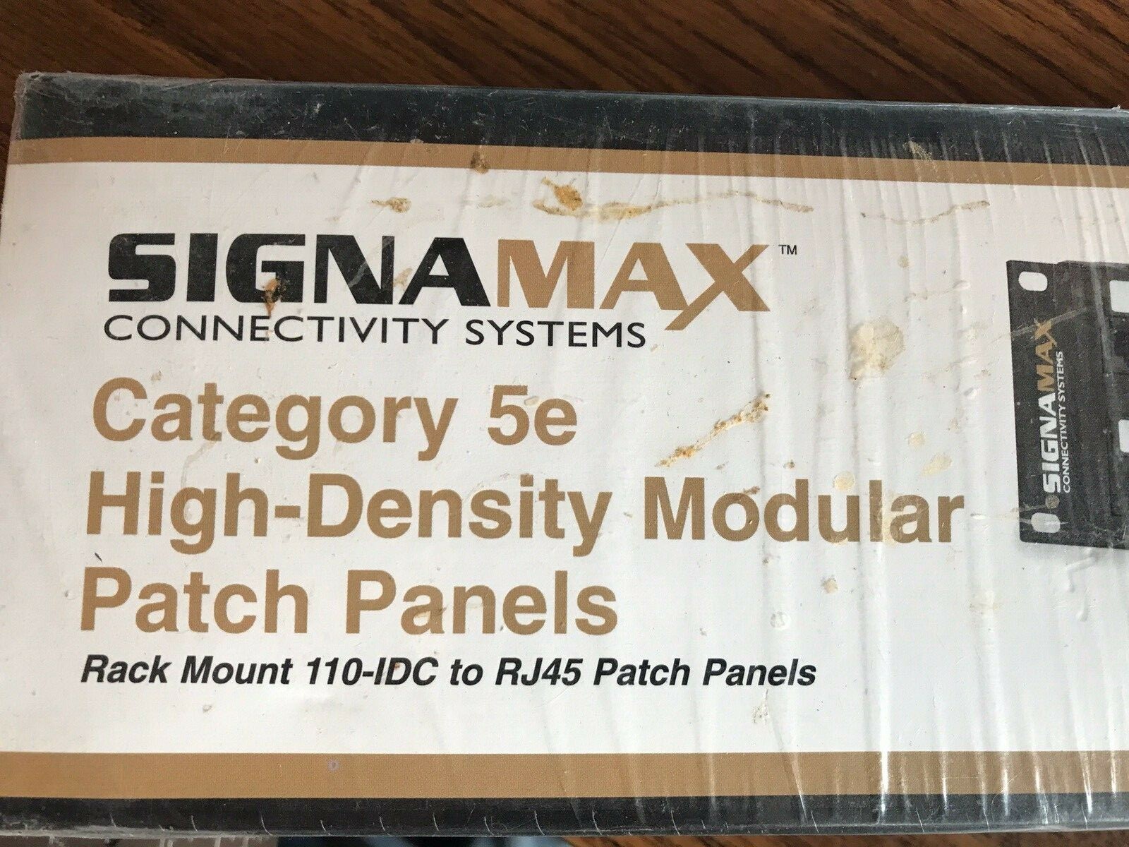SIGNAMAX 48458MD-C5e 48-PORT CAT5E High Density PATCH PANEL RACK MOUNT