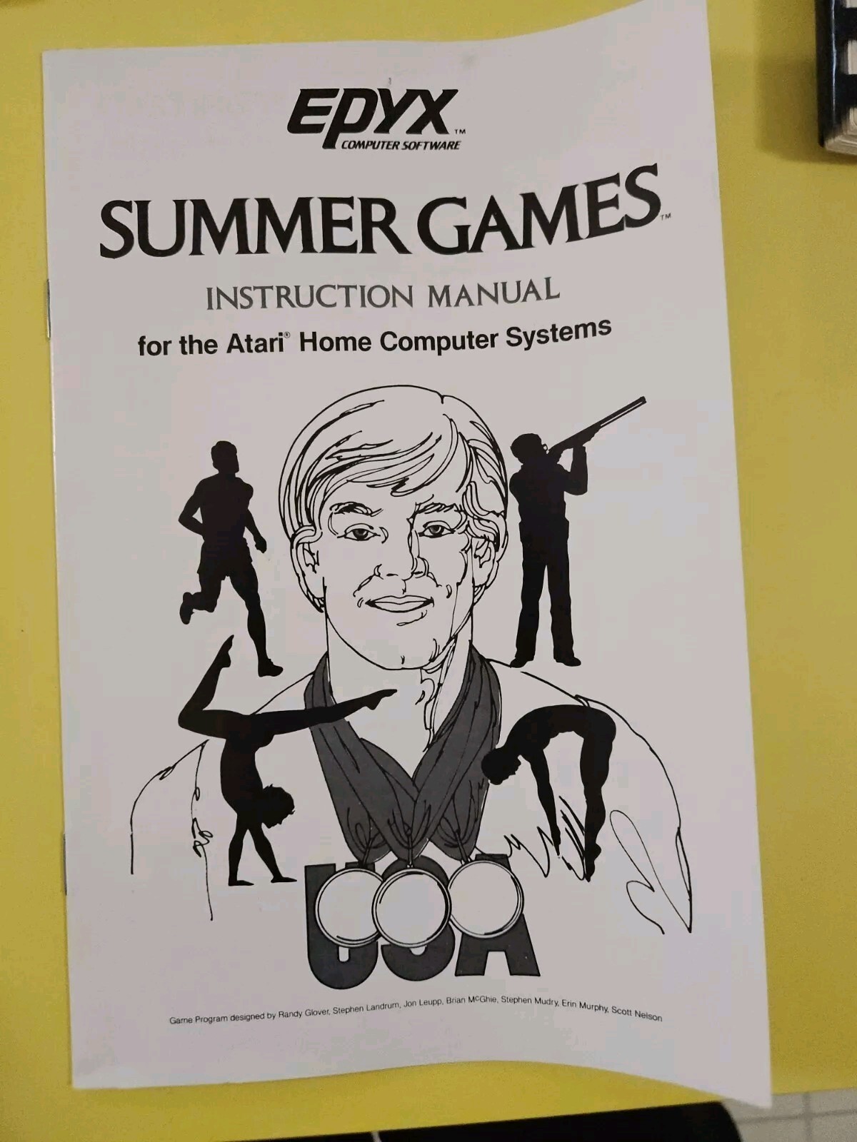 SUMMER GAMES by epyx COMPUTER SOFTWARE for Atari