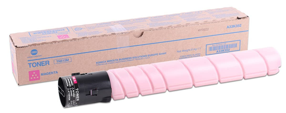 Genuine Konica Minolta TN512M Magenta Laser Toner Cartridge OEM Sealed