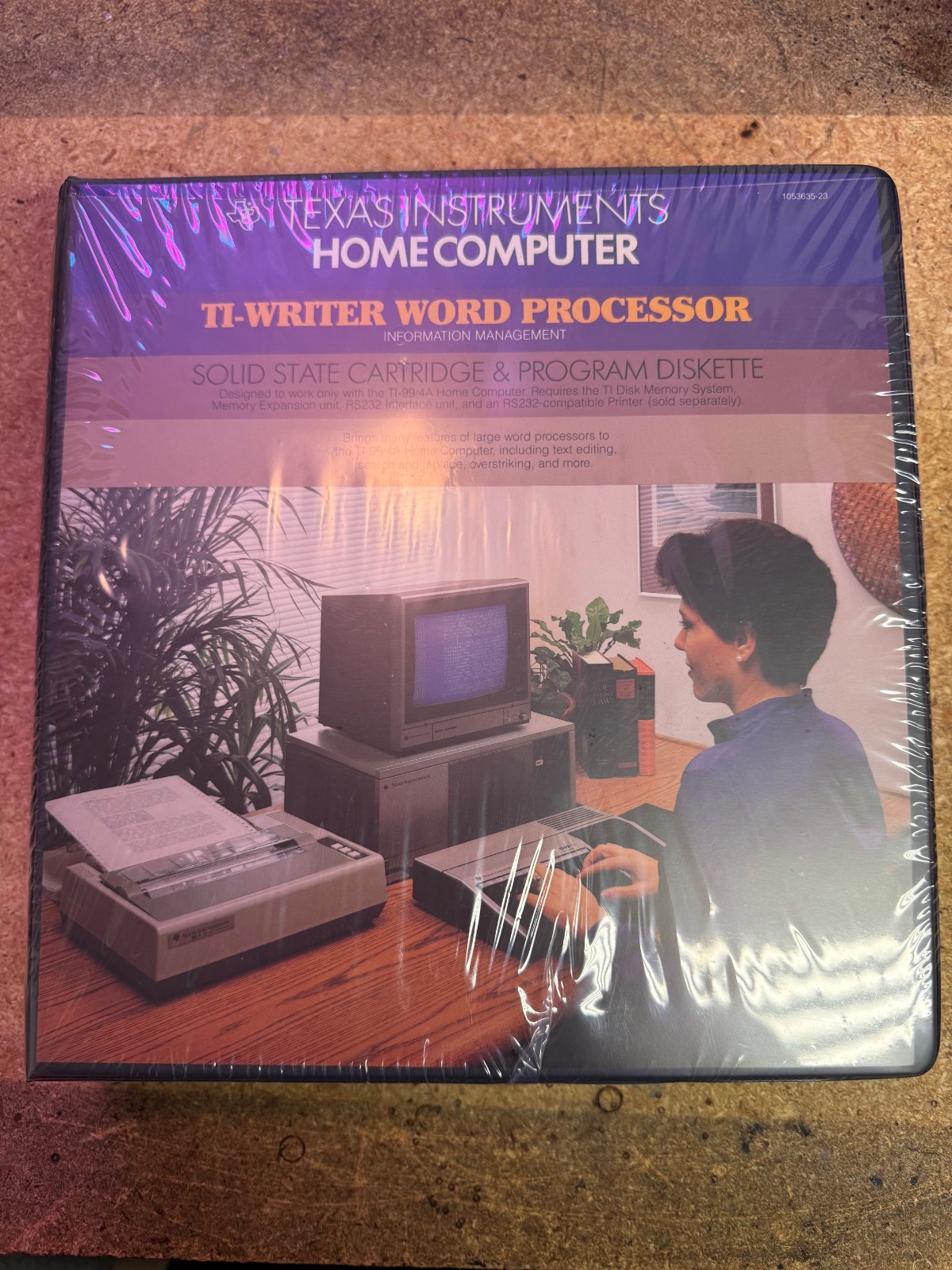 NOS Texas Instruments TI-Writer Word Processor TI-99/4A Sealed Cartridge Disk