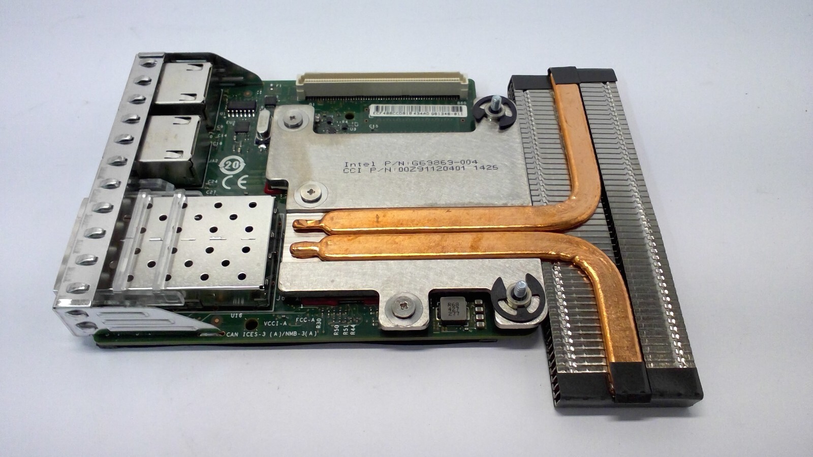 DELL INTEL X520 I350 DUAL PORT 10GBE Network DAUGHTER CARD C63DV 0C63DV