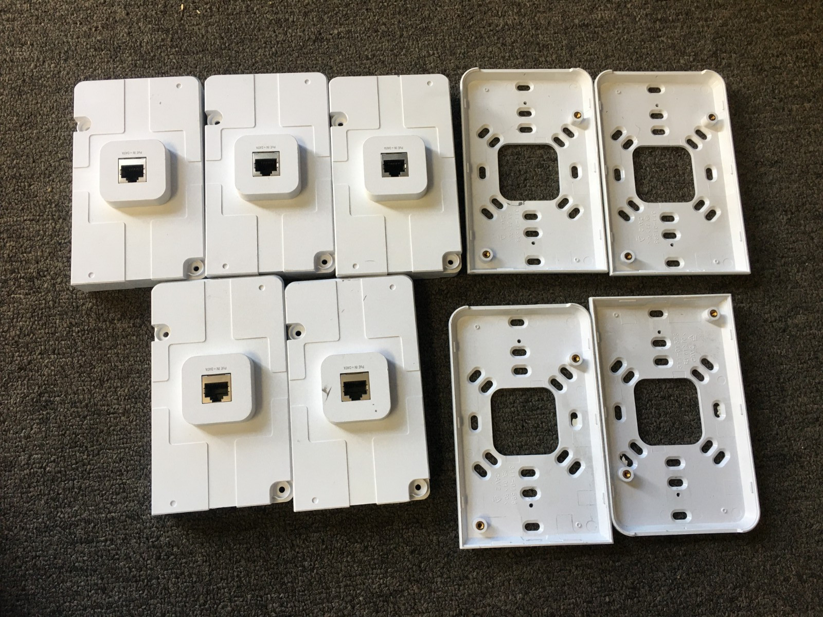 5x Ubiquiti UniFi In-Wall HD (UAP-IW-HD) Dual Band Wireless Access Point-READ