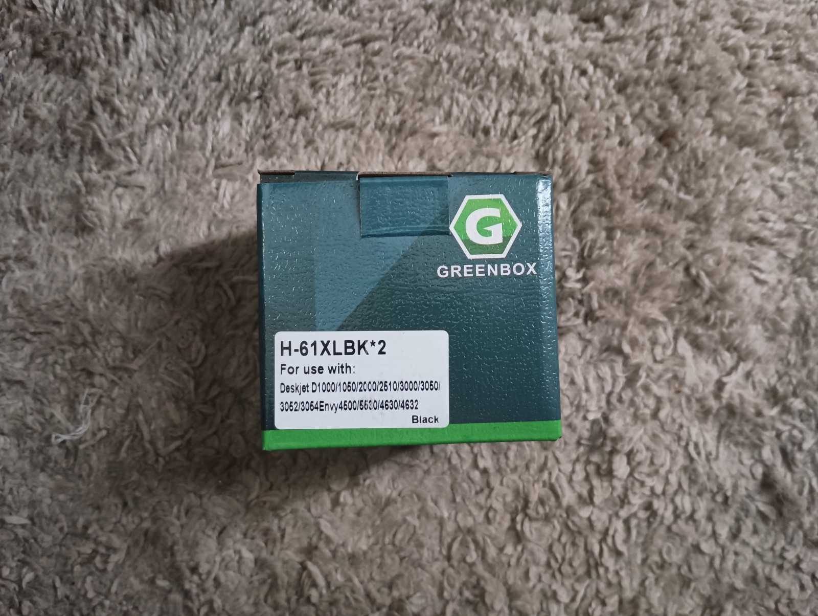 Greenbox H-61XLBK2 printer ink - HP Deskjet 1000/1050/2000/2510/3000/3050/3052 +