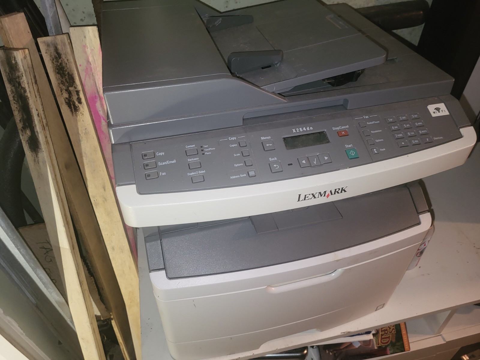 Lexmark X264DN Printer All-in-One Working  