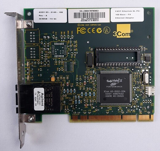 3COM 3C905B-FX SC Ethernet Card