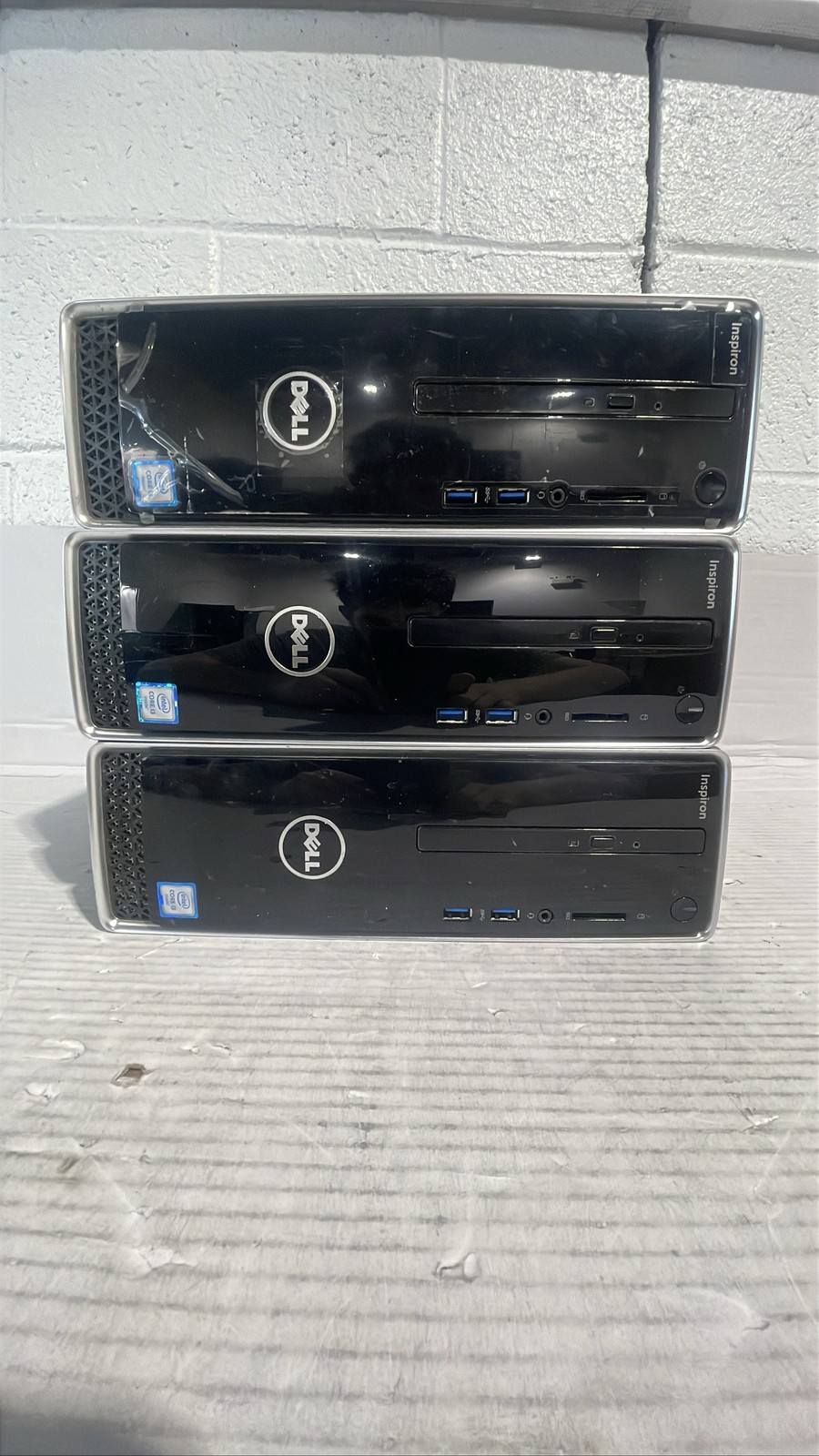 Dell Inspiron 3250 SFF Intel Core i3 D13S001 Small Desktop PC Towers Lot of 3