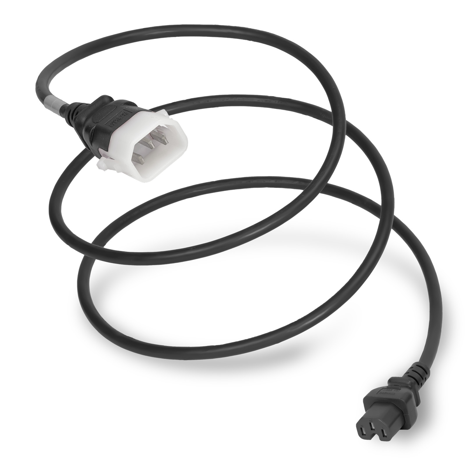 15 Pack of P-LOCK C14 to C15 15A 250V 14/3 SJT Power Cord - Black - 3ft