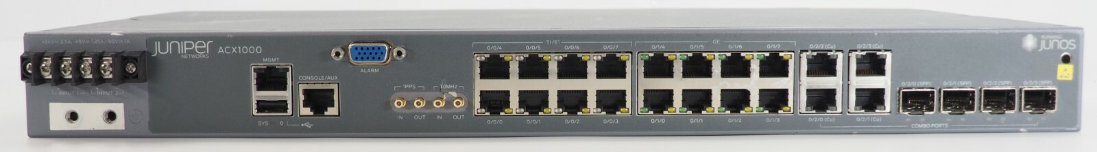 Juniper ACX1000 ACX1000-DC REV B 650-037056 REV 12 16 Port  Router IPMZC00BRA