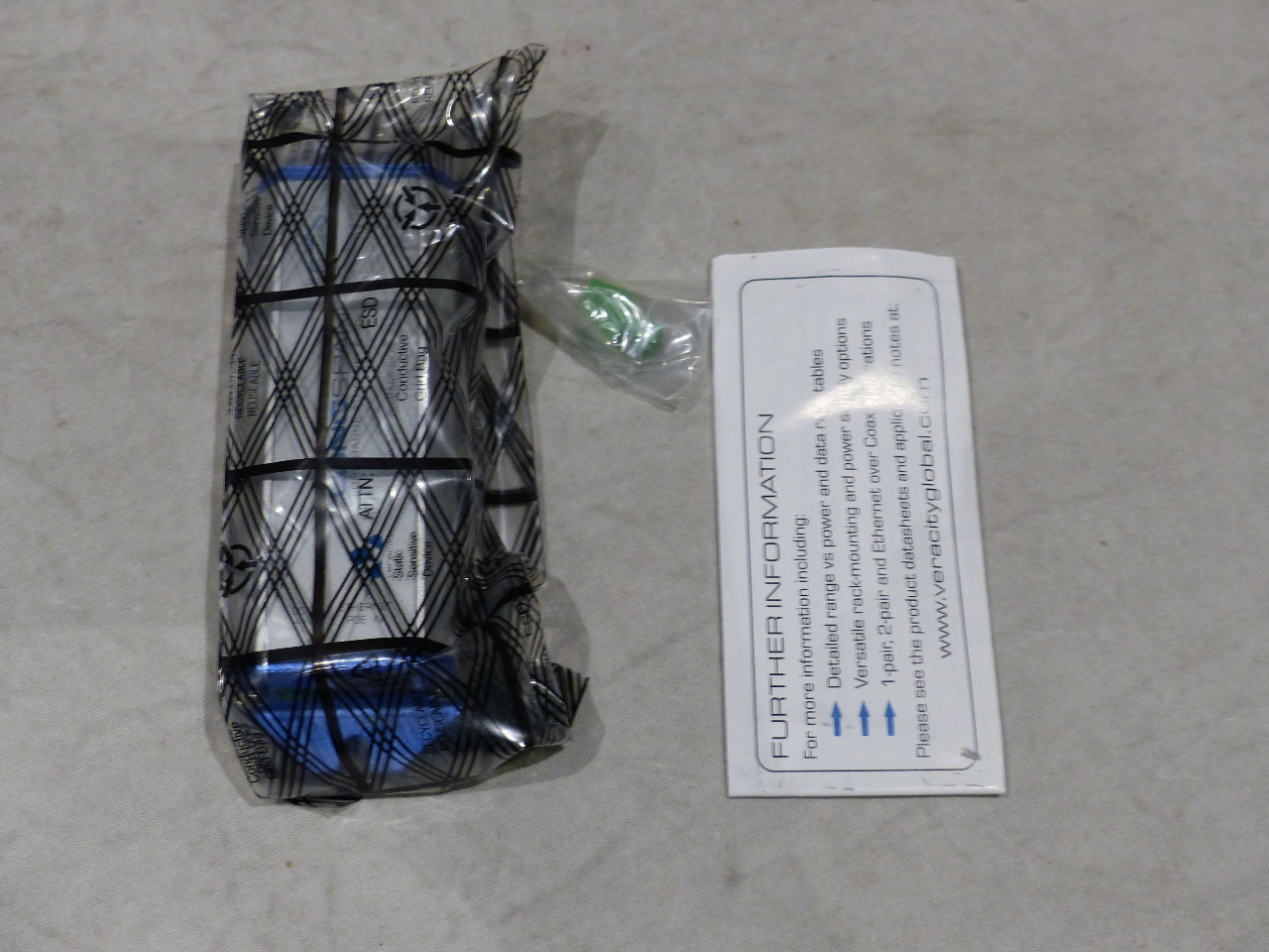 VERACITY LONGSPAN LONG RANGE ETHERNET & POE OUTREACH MAX ETHERNET VLS-1P-B