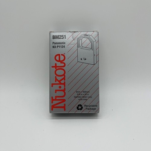 Nukote BM251 Replacement Ribbon Cartridge for Panasonic KX-P1124