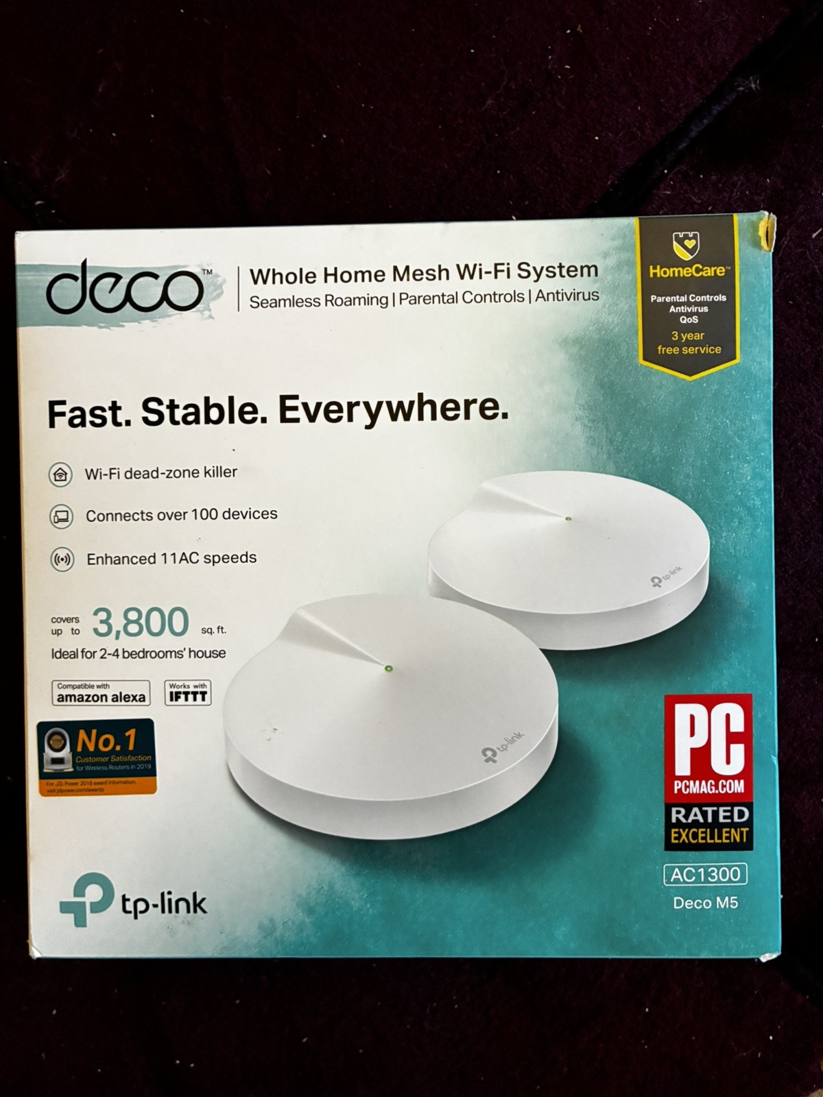 TP-Link Deco M5 AC1300 Set of 2 Home Mesh Wifi access points