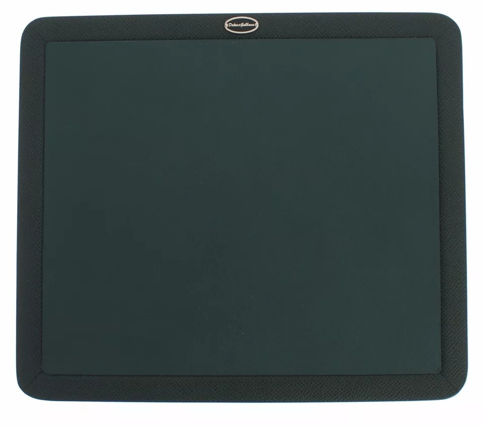 Dolce & Gabbana Green Leather Mouse Pad 100% Authentic