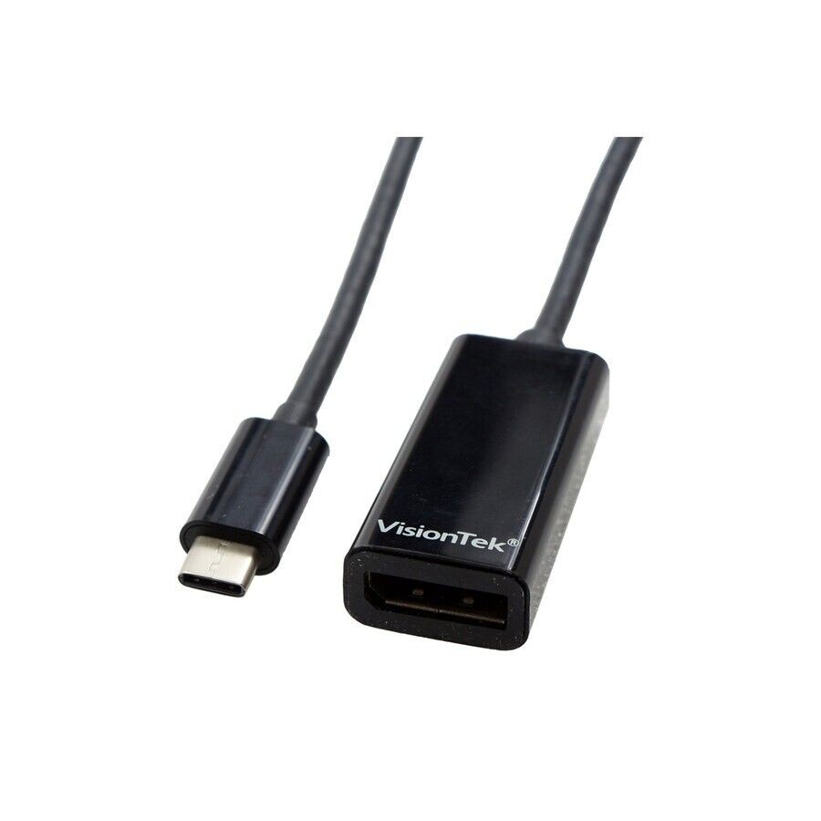 Visiontek 900817 USB-C DisplayPort Audio Video Adaptor Type C USB to DP