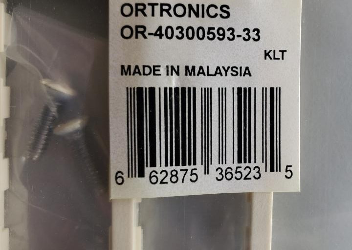 Lot of 10 (Ten) ORTRONIC OR-40300593.33 KIT -WHITE - New