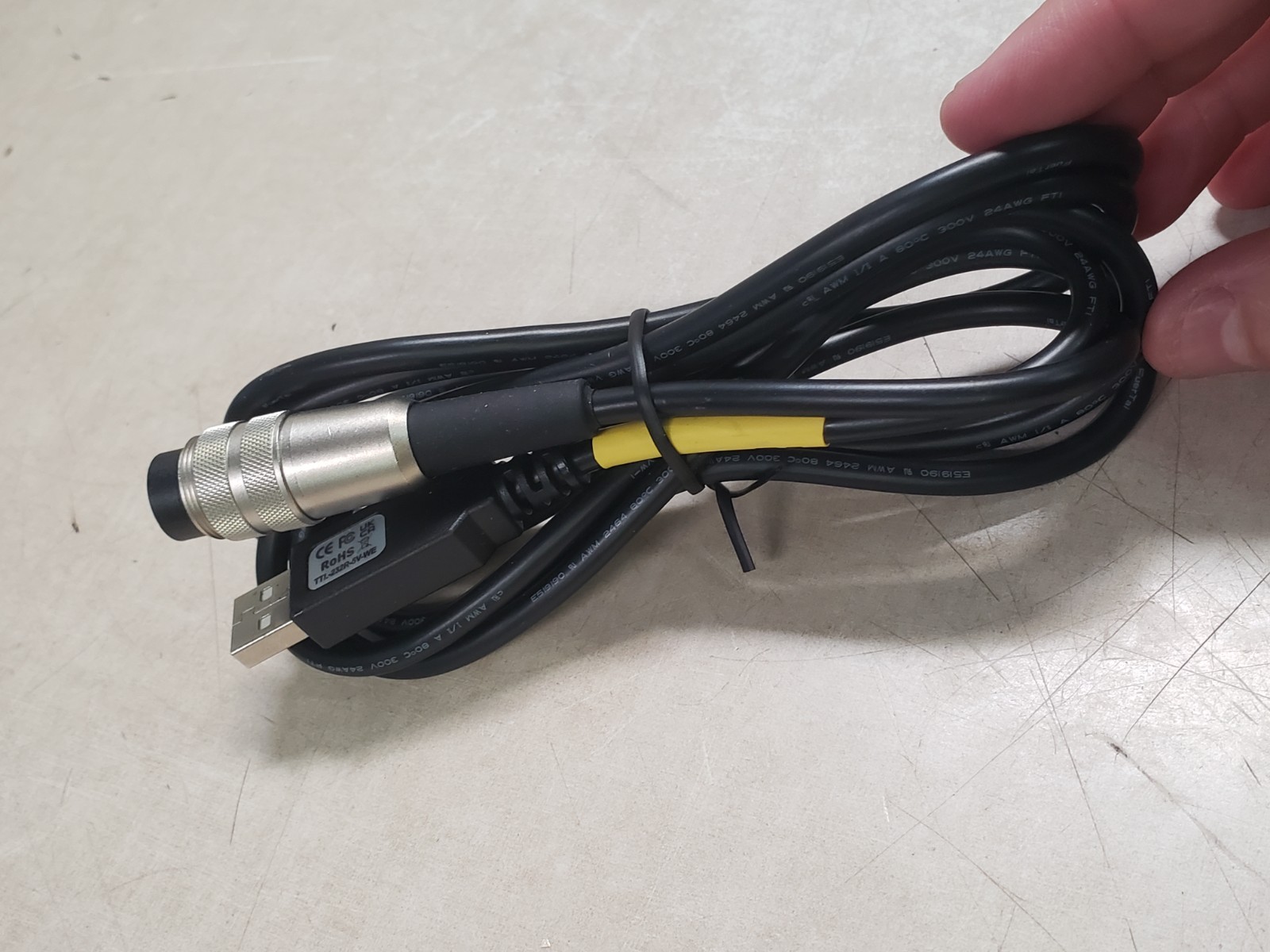 Green-utech 6ft FT232RL USB to 5v TTL Uart Serial Cable TTL 232R-5V We Cable