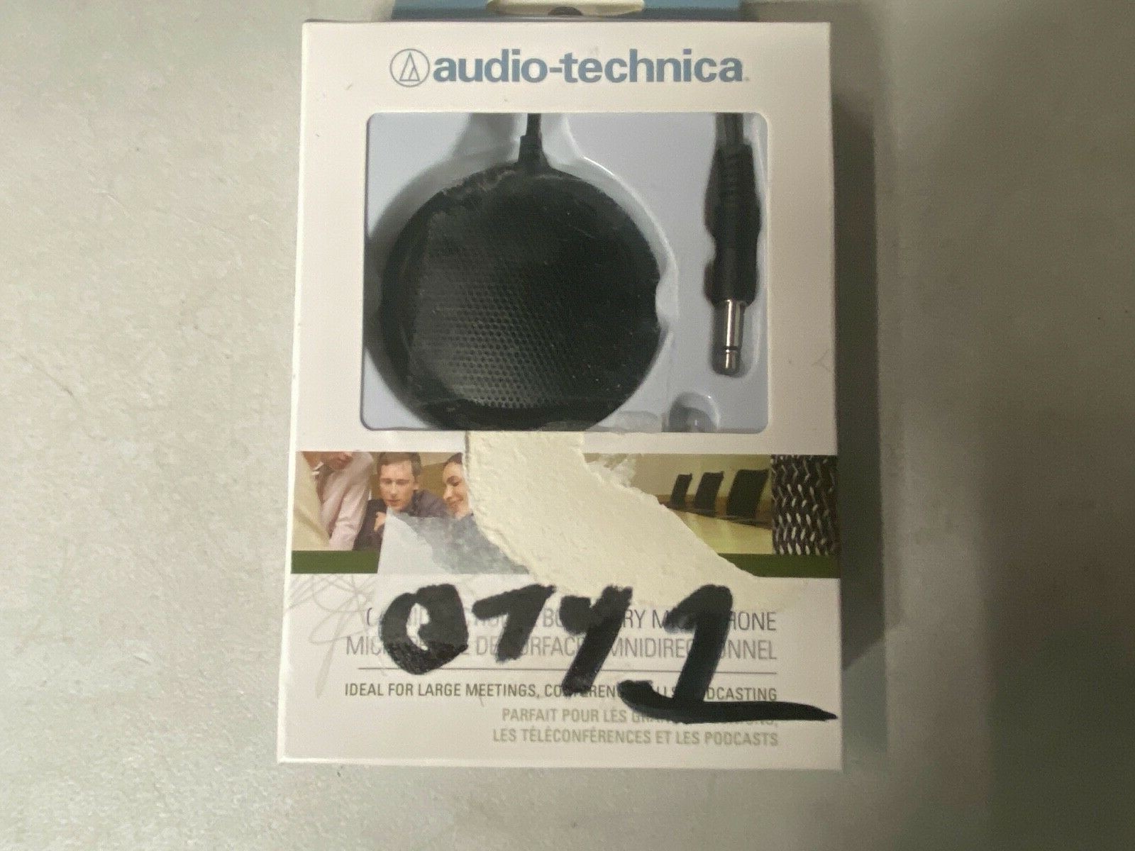Audio Tech ATR4697 Condenser Cable Omnidirectional Boundry Microphone