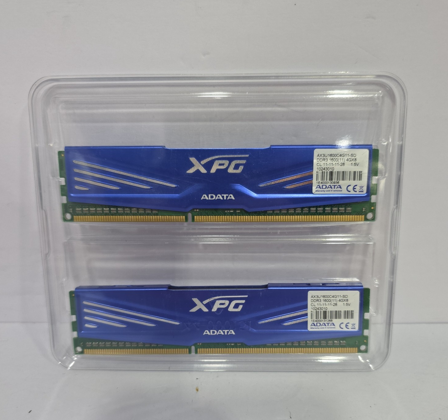 ADATA 4GB DDR3-1600 PC3-12800 Desktop RAM AX3U1600C4G11-SD 1.5V