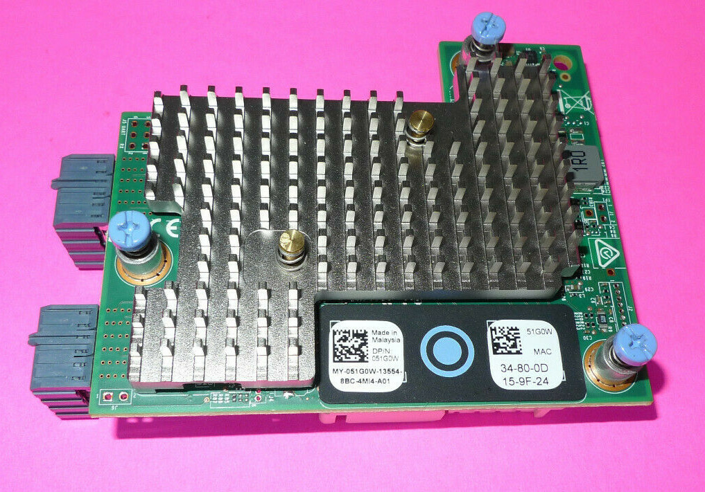 Genuine Qlogic QL41262HMKR 25Gb/10Gb Dual Port Mezzanine Card Dell 51G0W