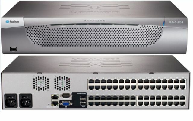Raritan Dominion KX2-464 ,  64 Port, 4 Remote Users KVM IP Switch