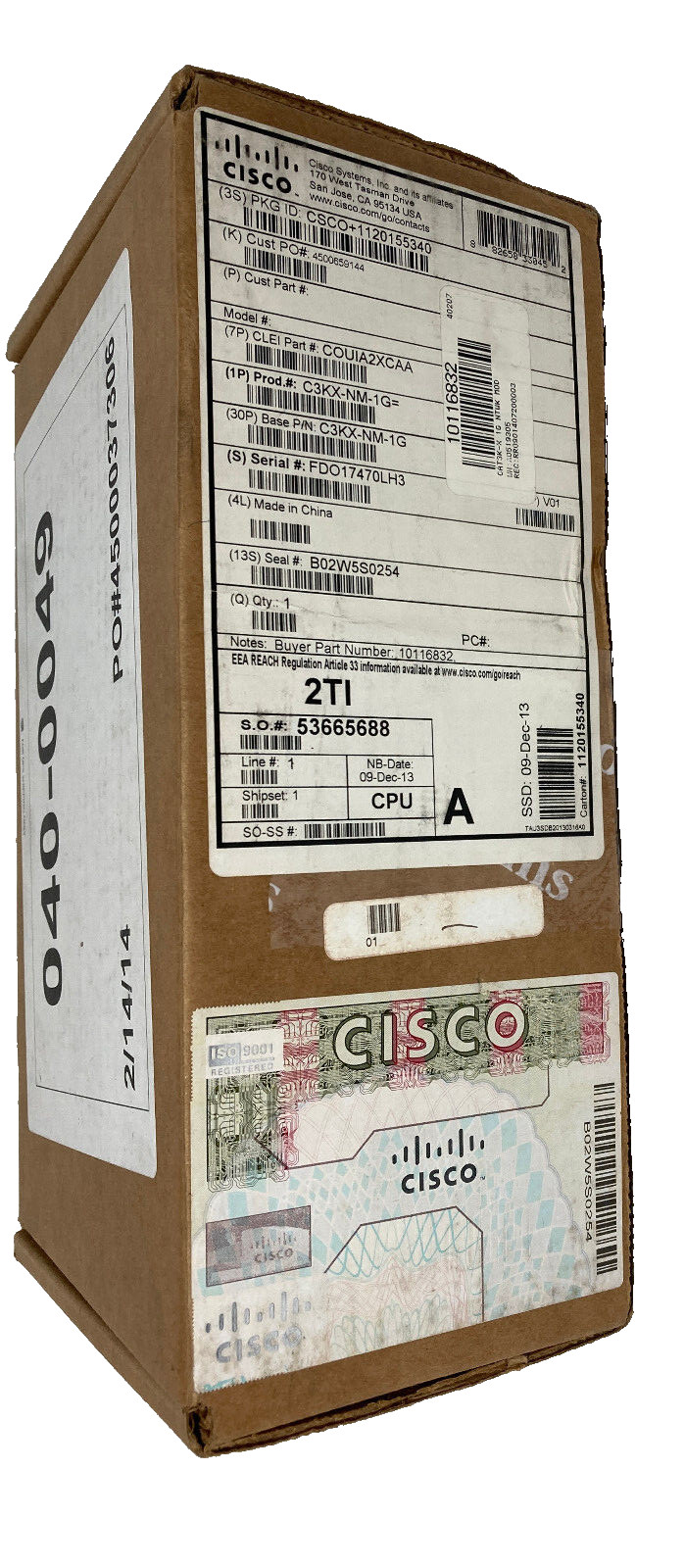 Cisco Catalyst C3KX-NM-1G 4 SFP Ports Network Module - NEW OB