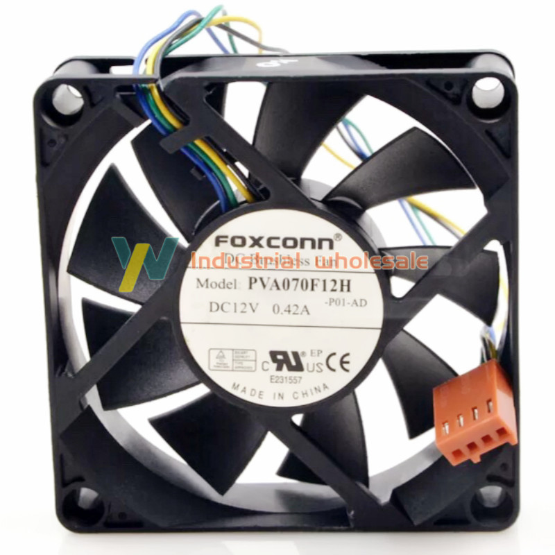 1PC brand new FOXCONN PVA070F12H 12V 0.42A 7020 4-wire PWM CPU Cooling Fan 4pin