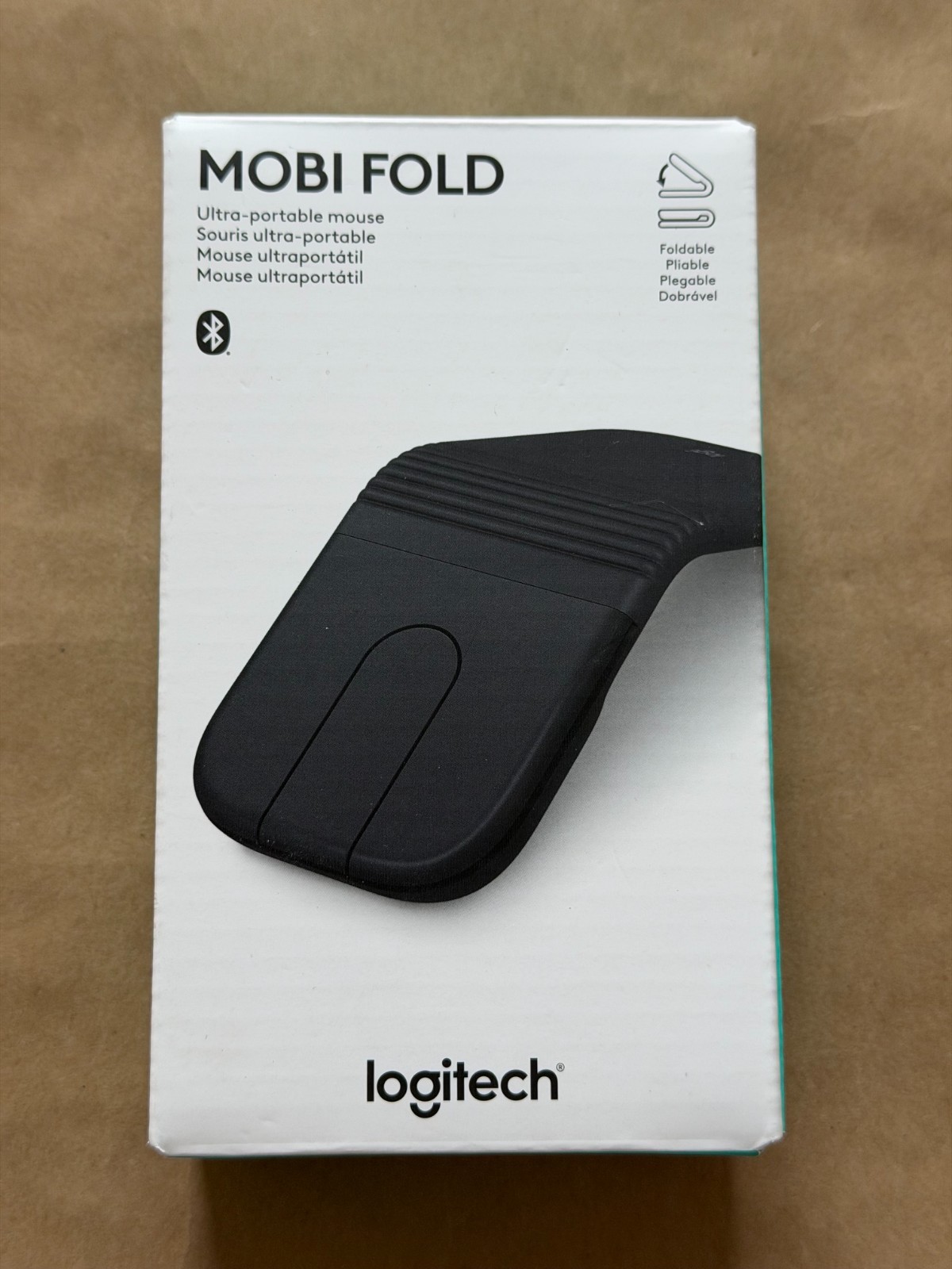NEW LOGITECH MOBI FOLD ULTRA-PORTABLE WIRELESS MOUSE COLOR: GRAPHITE 910-007601