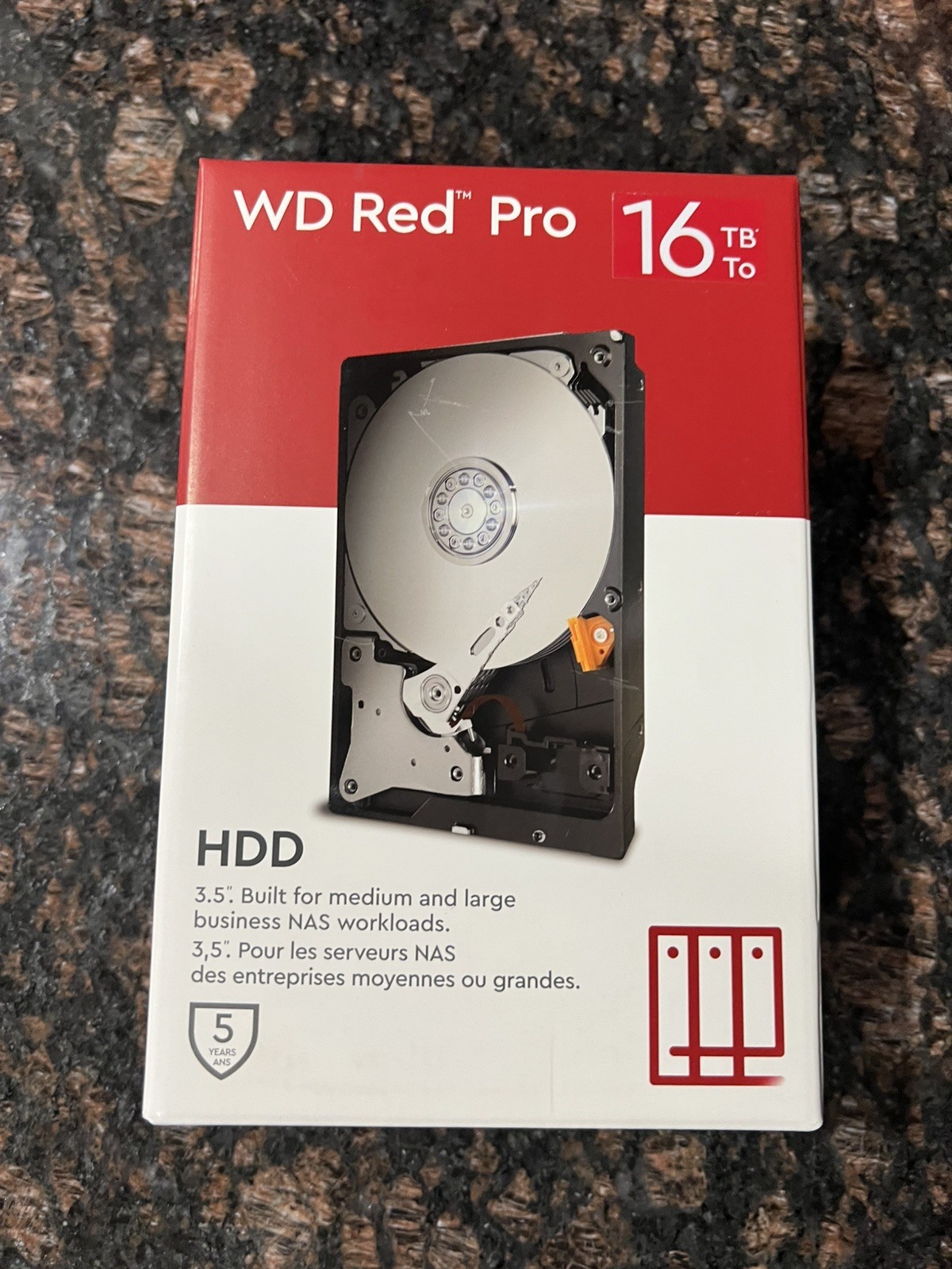 WD 16TB Red PRO Hard Disk Drive 7200 RPM 512MB Cache 3.5" Internal HDD