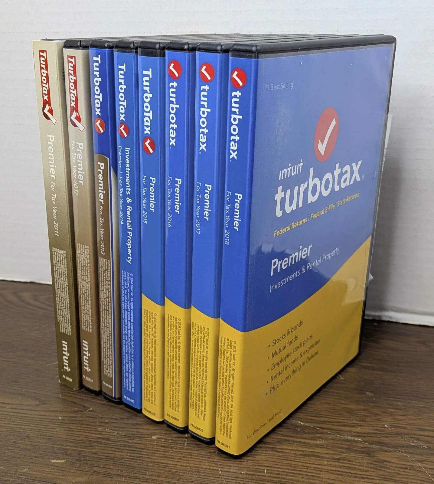 Intuit TurboTax Premier Investments & Rental Property 2011 - 2018