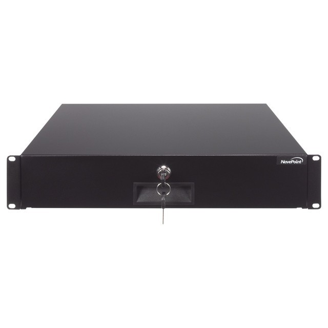🔥 NavePoint 2U Server Rack Drawer 19” Sliding Shelf Storage (00300543)