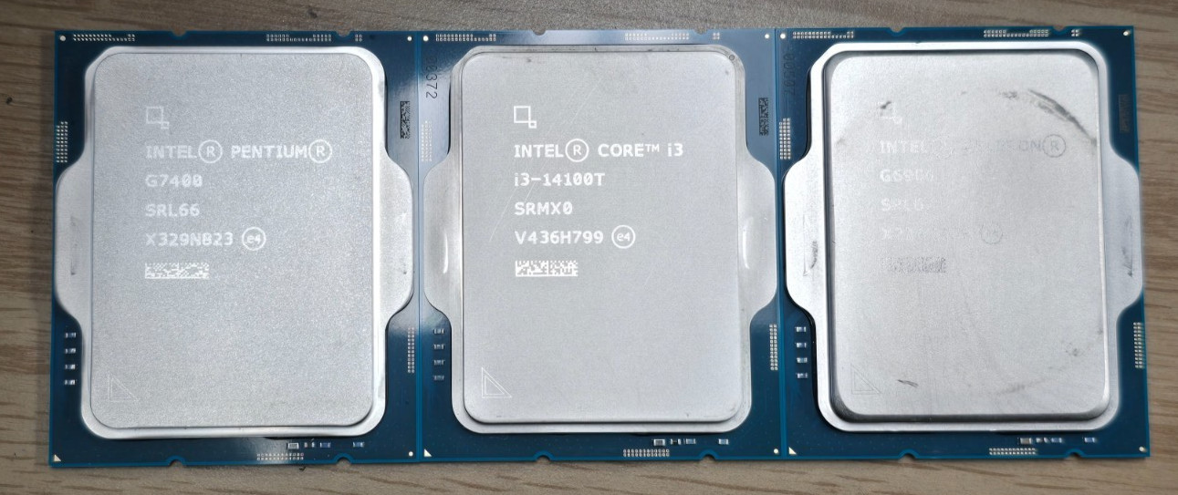 3 total Intel Core i3 pentium celeron CPU Desktop Computer Processors