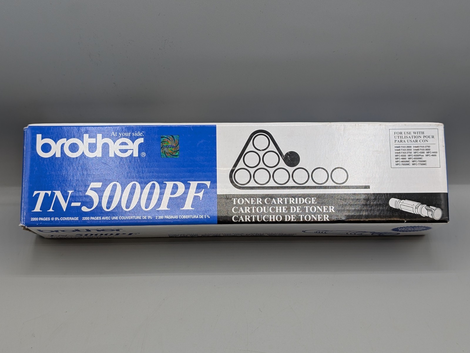 New TN-5000PF Brother Toner Cartridge Intelli FAX 2600/2750/3550/3650/3750